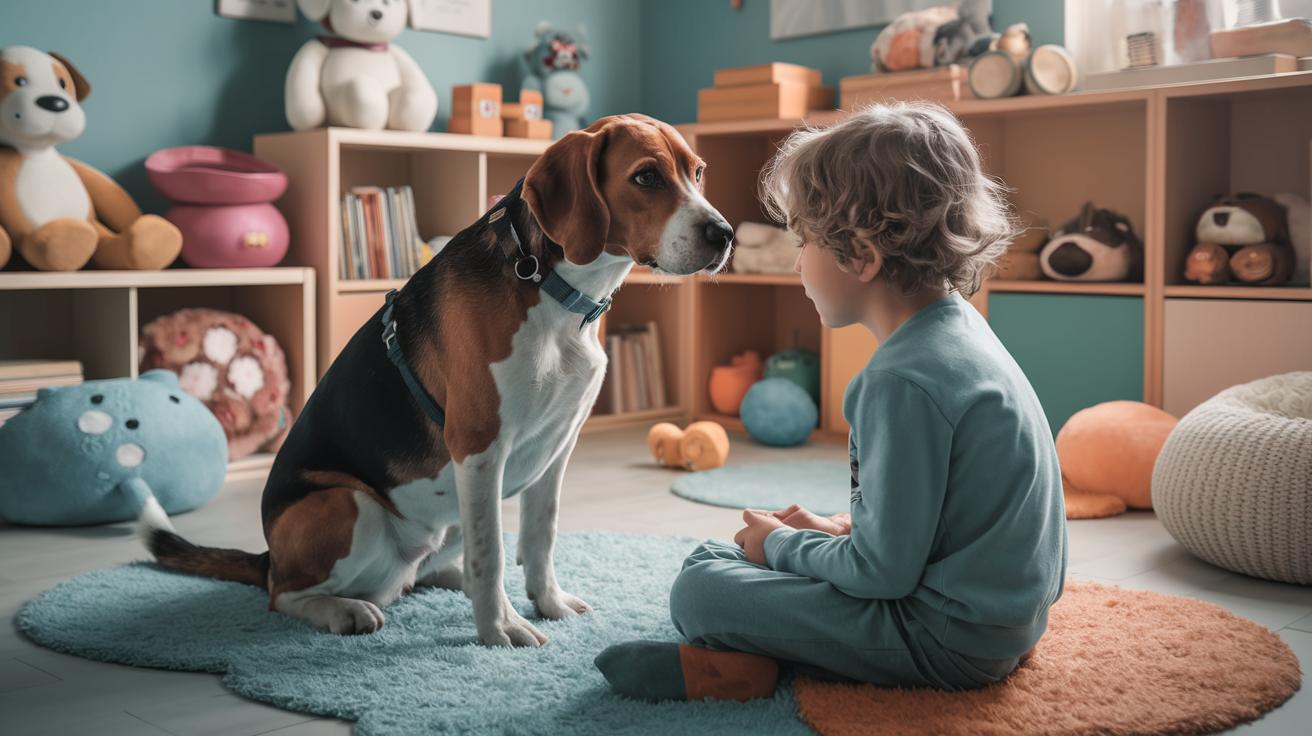 Beagle w terapii zwierzęcej - Rola i korzyści 1 Beagle w terapii zwierzęcej - Rola i korzyści